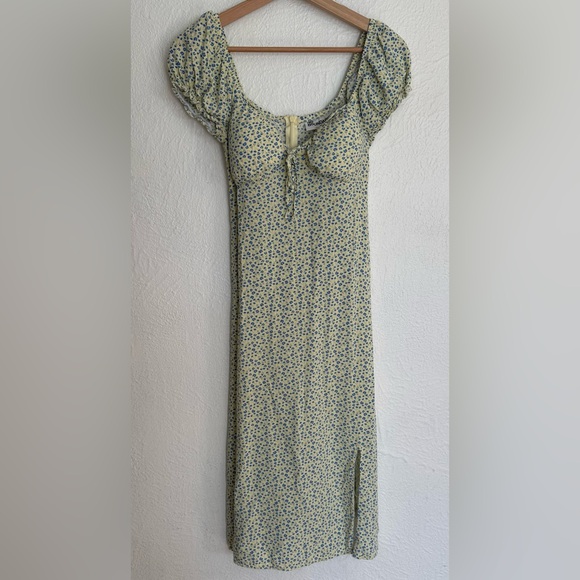 No Boundaries Dresses & Skirts - No Boundaries Midi Dress with Puff Sleeves Women's XS (0-2)